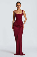 Women's Bodycon Maxi Dress Sleeveless Wedding Guest 2
