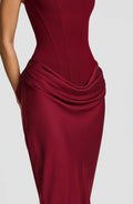 Women's Bodycon Maxi Dress Sleeveless Wedding Guest 3