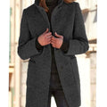 Seraphine | Wool-Blend Stand-Collar Button-Up Coat for Women 6