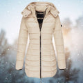 Marlene | Hooded Quilted Puffer Coat with Zip for Women 3