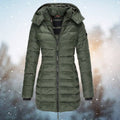 Marlene | Hooded Quilted Puffer Coat with Zip for Women 4