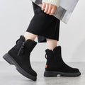Suede Winter Boots for Women, Faux Fur Lined 3
