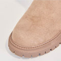 Women's Winter Ankle Boots, Faux Fur Lined Suede with Side Zip 9
