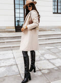 Hazel | Double-Breasted Tailored Long Coat for Women 2