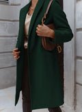 Hazel | Double-Breasted Tailored Long Coat for Women 6