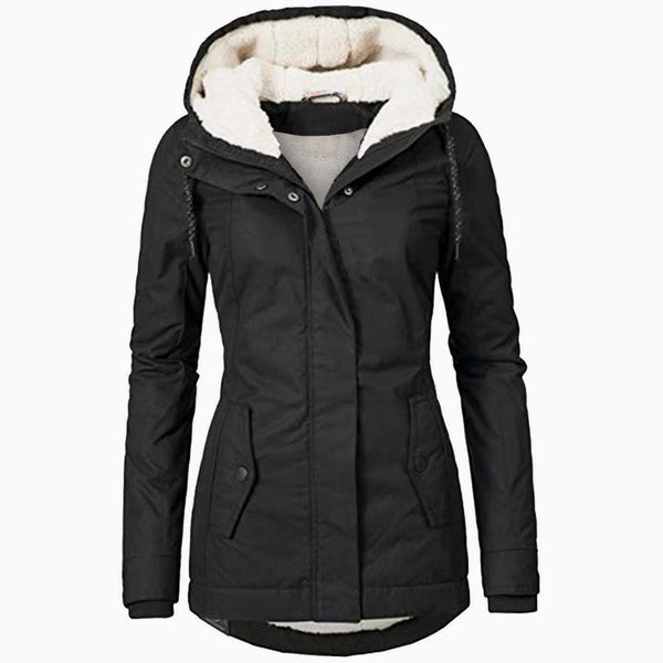 Scarlett | Fleece-Lined Hooded Winter Parka for Women