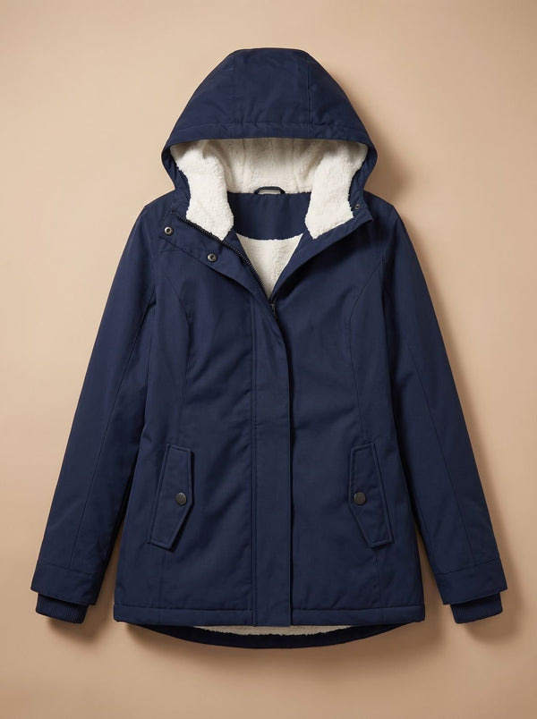 Madison | Fleece-Lined Waterproof Hooded Jacket for Women