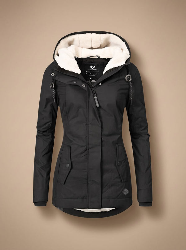 Madison | Fleece-Lined Waterproof Hooded Jacket for Women