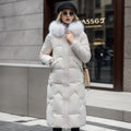 Juliette | Long Faux-Fur Hood Quilted Coat for Women 1