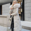 Juliette | Long Faux-Fur Hood Quilted Coat for Women 3
