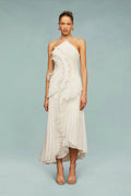 Women's One-Shoulder Maxi Dress Wedding Guest Formal 5