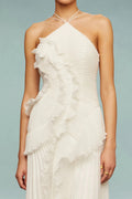 Women's One-Shoulder Maxi Dress Wedding Guest Formal 6