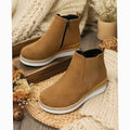 Mia | Suede Wedge Chelsea Boots for Women 5
