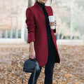 Mirabel | Tailored Lapel Long Winter Coat for Women 4