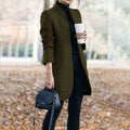 Mirabel | Tailored Lapel Long Winter Coat for Women 5