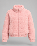 Pink Heart Teddy Fleece Jacket for Women 6
