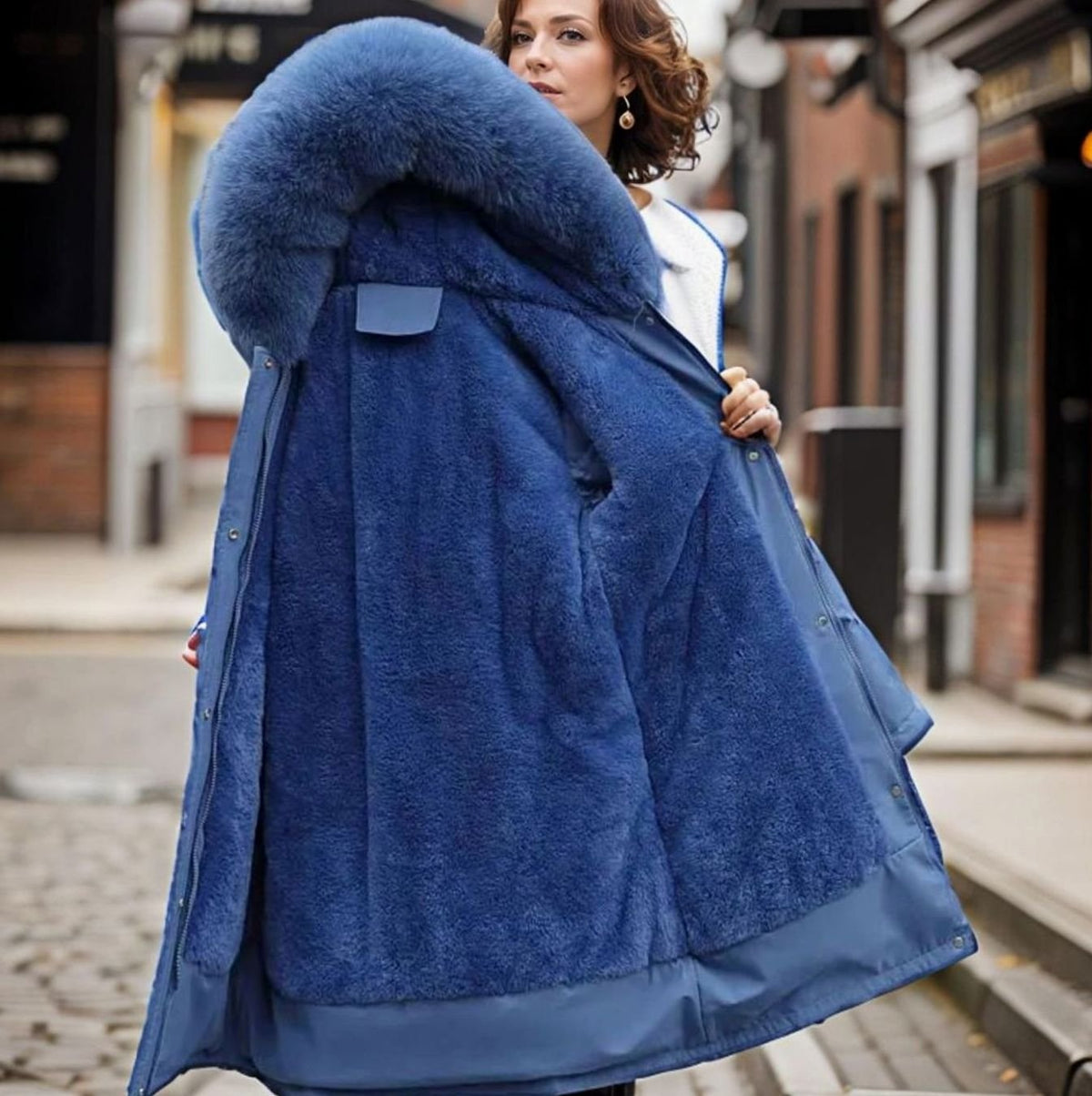 Women's Winter Parka, Waterproof with Faux Fur Hood