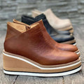Penelope | Wedge Platform Chelsea Boots for Women 3