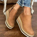 Penelope | Wedge Platform Chelsea Boots for Women 5