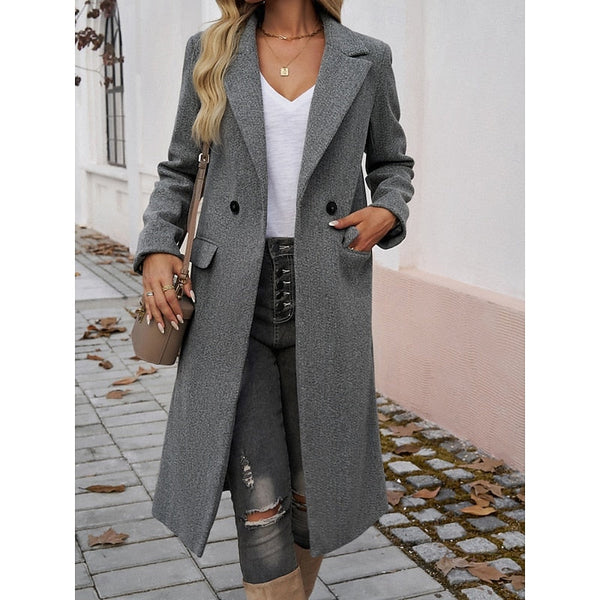 Lucia | Tailored Long Coat for Women